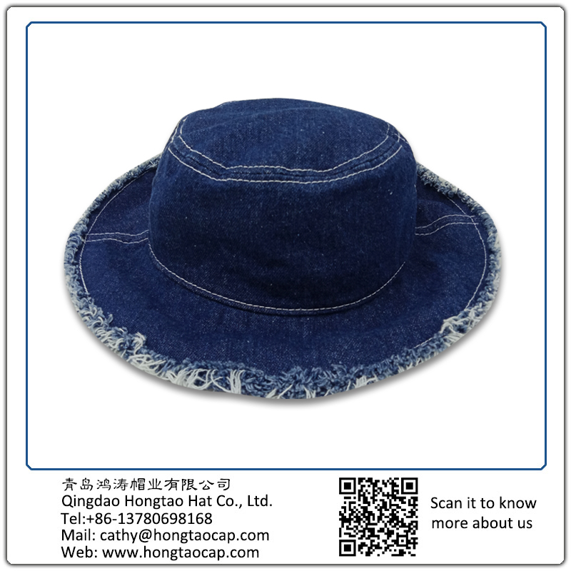 水洗牛仔時(shí)尚盆帽 